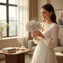 Load image into Gallery viewer, Crystal Wedding Bouquet: Diamanté Rhinestone Bridal bouquet brides flowers Posy Keepsake