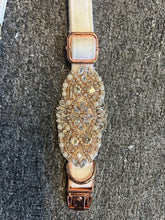 Load image into Gallery viewer, Personalised Luxury Velvet Dog Collar: Silver Rhinestones & Pearls, Wedding Pet Collar