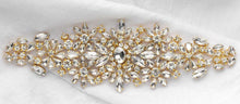 Load image into Gallery viewer, Crystal Rhinestone Cake Brooch pick : Silver, Gold, or Rose Gold