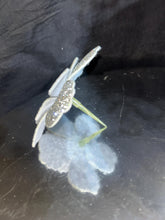 Load image into Gallery viewer, Silver Rhinestone Flower Cake Decoration Wedding Cake Embellishment Engagement cake brooch