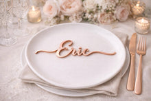 Load image into Gallery viewer, Personalized Name Place Setting - Acrylic Name Tag, Wedding Guest Name Card , Event table Place Card