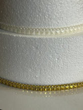 Load image into Gallery viewer, Art Deco Gold Cake Ribbon Trim | 1920s Gatsby Wedding Cake Banding | Vintage Gold Cake Border | Luxury Cake Decorating Ribbon