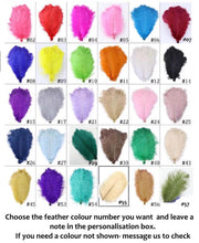 Load image into Gallery viewer, Ostrich Feather Fan – Gatsby Wedding Bouquet Alternative