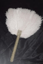 Load image into Gallery viewer, Ostrich Feather Fan – Gatsby Wedding Bouquet Alternative