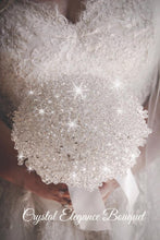Load image into Gallery viewer, Luxury Crystal Wedding Bouquet: Clear Crystal Bead