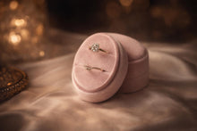 Load image into Gallery viewer, Custom Velvet Ring Box White , Wedding Ring Box, Triple Slot Ring Box, Double Slot, Personalized wedding ring holder