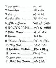 Load image into Gallery viewer, Personalised Wedding Cake Knife Holder, Engraved oval Log Slice, Rustic Cake Cutting Set Display, Wooden Wedding Keepsake