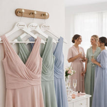 Load image into Gallery viewer, Personalised Hangers/Engraved Hangers Bride & Bridesmaid/Wedding Gift/Personalized Bridal Dress Hanger/Wedding Hanger/ Wedding favors/Hanger