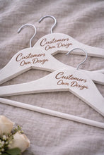 Load image into Gallery viewer, Personalised Hangers/Engraved Hangers Bride & Bridesmaid/Wedding Gift/Personalized Bridal Dress Hanger/Wedding Hanger/ Wedding favors/Hanger