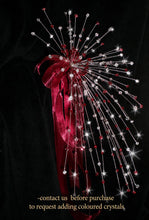 Load image into Gallery viewer, Luxury Crystal “Fountain Fall” Bridal Bouquet – Aurora Borealis Wedding Keepsake