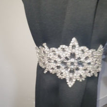 Load and play video in Gallery viewer, Crystal Tie Backs Curtains hold backs, magnetic holder by Crystal wedding uk