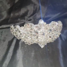 Load and play video in Gallery viewer, Vintage couture inspired crystal tiara, hairband by Crystal wedding uk