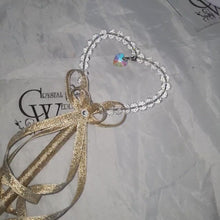 Load and play video in Gallery viewer, Crystal heart flower girl wand by Crystal wedding uk