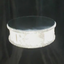 Load and play video in Gallery viewer, Mr & Mrs  Real crystal covered wedding cake SUSPENDED swing + lights by Crystal wedding uk