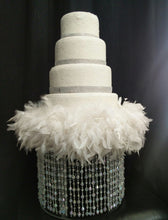 Load image into Gallery viewer, Feather wedding cake stand
