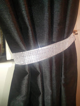 Load image into Gallery viewer, Curtain tie backs, Pair (x2) Of Diamante Effect Crystal, hold Backs for Curtains &amp; Voiles  NO STONES
