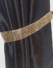 Load image into Gallery viewer, Curtain tie backs, Pair (x2) Of Diamante Effect Crystal, hold Backs for Curtains & Voiles  NO STONES