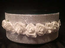 Load image into Gallery viewer, Rose & crystal rhinestone Rhinestone wedding cake stand by Crystal wedding uk