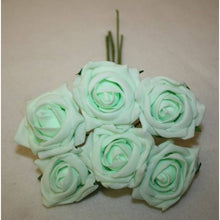 Load image into Gallery viewer, Rose and crystal effect chandelier style wedding cake topper