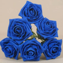 Load image into Gallery viewer, Rose and crystal effect chandelier style wedding cake topper