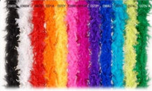 Load image into Gallery viewer, Feather Pomander With Rhinestone chain handle , large 8" size. Feather Kissing Ball. Feather Flower Girl Bouquet. ANY COLOUR