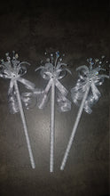 Load image into Gallery viewer, Crystal flower wand  for flower girls   and bridesmaids by Crystal wedding uk
