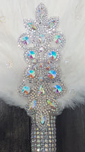 Load image into Gallery viewer, Brides Feather Fan bouquet ,  Great Gatsby wedding decor