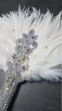 Load image into Gallery viewer, Brides Feather Fan bouquet ,  Great Gatsby wedding decor