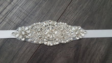 Load image into Gallery viewer, Crystal Vintage Wedding Hair Slide Bride s Bridesmaid  hair slide  Great Gatsby Vintage Glam Art Deco