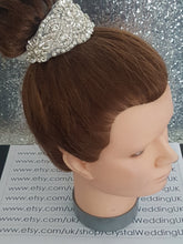 Load image into Gallery viewer, Crystal Vintage Wedding Hair Slide Bride s Bridesmaid  hair slide  Great Gatsby Vintage Glam Art Deco