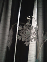 Load image into Gallery viewer, Sparkling Snowflake Cake topper, for a Winter , Christmas wedding