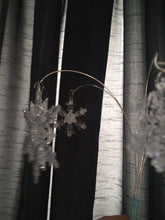 Load image into Gallery viewer, Sparkling Snowflake Cake topper, for a Winter , Christmas wedding