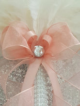 Load image into Gallery viewer, Brides Feather bouquet, Great Gatsby wedding style -ANY COLOUR by Crystal wedding uk
