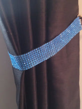 Load image into Gallery viewer, Curtain tie backs, Pair (x2) Of Diamante Effect Crystal, hold Backs for Curtains & Voiles  NO STONES