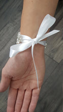 Load image into Gallery viewer, Wedding Cuff, Vintage Glam,Art Deco, Crystal rhinestone bracelet. by Crystal wedding uk