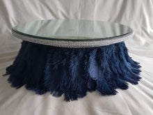 Load image into Gallery viewer, Feather wedding cake stand  - many colours - all sizes by Crystal wedding uk