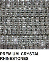 Load image into Gallery viewer, Crystal Curtain tie backs, Pair Of Real Crystal,  extra wide 12cm,  hold Backs for Curtains by Crystal wedding uk