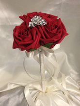 Load image into Gallery viewer, Flower girl wand,  wedding flowers