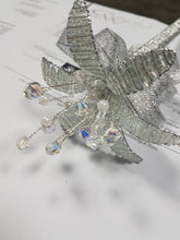 Load image into Gallery viewer, Crystal flower wand  for flower girls   and bridesmaids by Crystal wedding uk