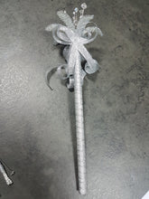 Load image into Gallery viewer, Crystal flower wand  for flower girls   and bridesmaids by Crystal wedding uk