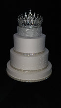 Load image into Gallery viewer, Tiara cake topper ,Princess tiara, cake topper, Quinceanera, princess birthday cake topper by Crystal wedding uk