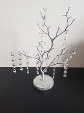 Load image into Gallery viewer, Table centrepiece, Crystal manzanita tree, wedding table decor, white wedding tree.
