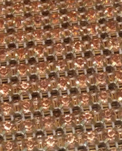 Load image into Gallery viewer, Real crystal Rose gold rhinestone Diamante cake trim banding by Crystal wedding uk