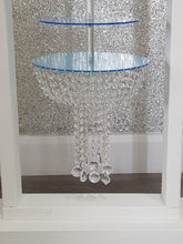 Load image into Gallery viewer, Cake hanger stand , 4 tier  crystal acrylic cake kit, wooden Hanger stand  100cm or 180cm, Suspended cake frame