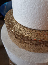 Load image into Gallery viewer, Sequin cake separators, cake dividers, round or square