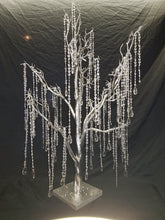 Load image into Gallery viewer, Crystal manzanita tree, 2 sizes , Tall wedding table decor, white wedding tree, Table centrepiece, by Crystal wedding uk
