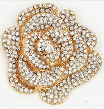 Load image into Gallery viewer, Wrist corsage 4 pieces ,Crystal Rose Wedding Cuff, bridesmaid Bracelet, Rose gold by Crystal wedding uk