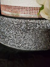 Load image into Gallery viewer, Crystal Diamante ENCRUSTED wedding cake stand - round or square by Crystal wedding uk