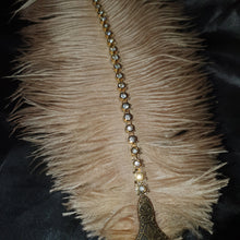 Load image into Gallery viewer, Ostrich Feather Quill Dip Pen Set . Matching Pen Stand for Weddings, Calligraphy, and Gifts