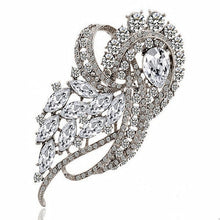 Load image into Gallery viewer, Cake brooch, crystal rhinestone cake decoration - Silver, Gold by Crystal wedding uk